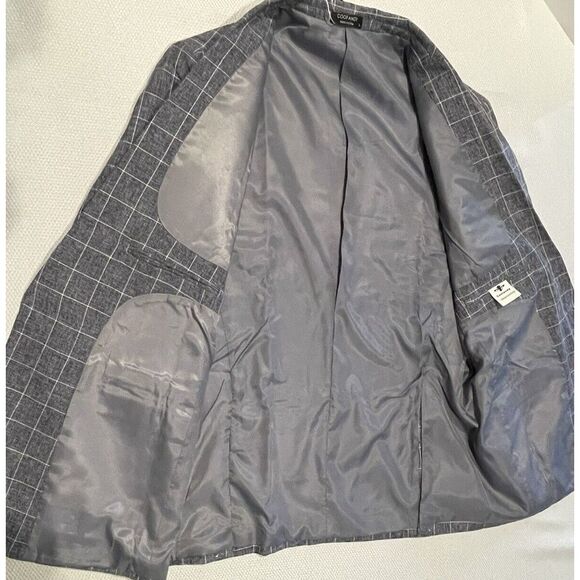 Men's Casual Suit Blazer Jacket Light weight Sports Coats One Button NWT Size LG - Picture 11 of 16